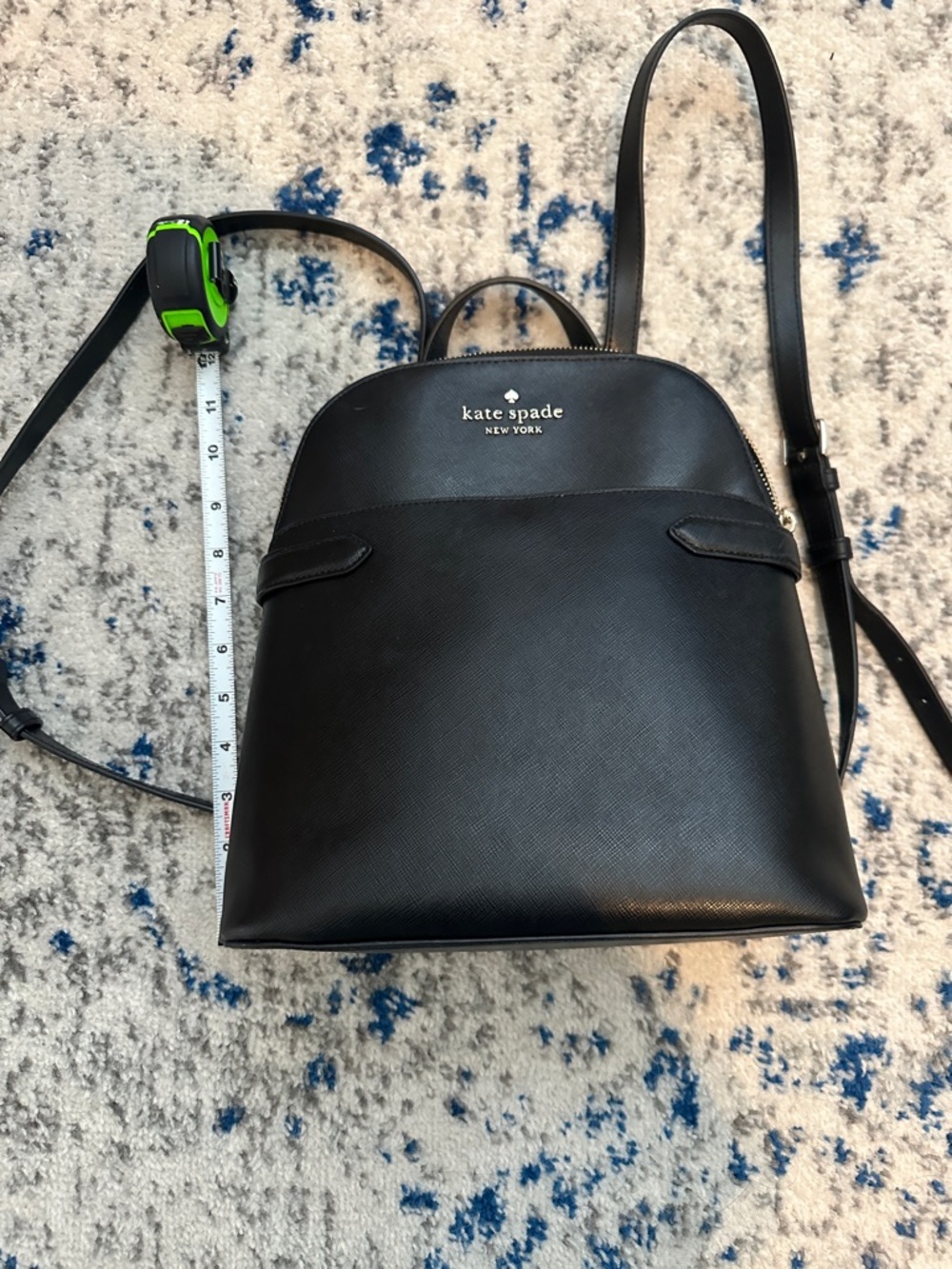 kate spade Black Saffiano Leather Mini Backpack